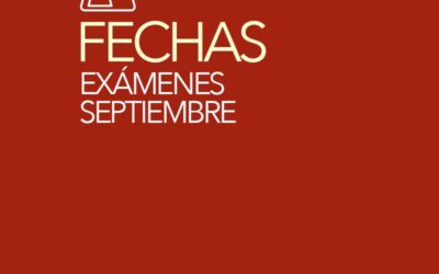 EXÁMENES TURNO DE SEPTIEMBRE